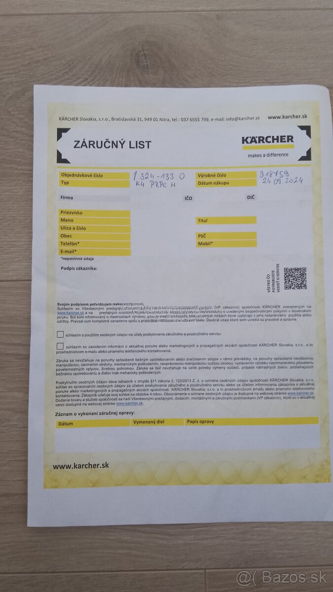 Kärcher K4 PRPC H - 2