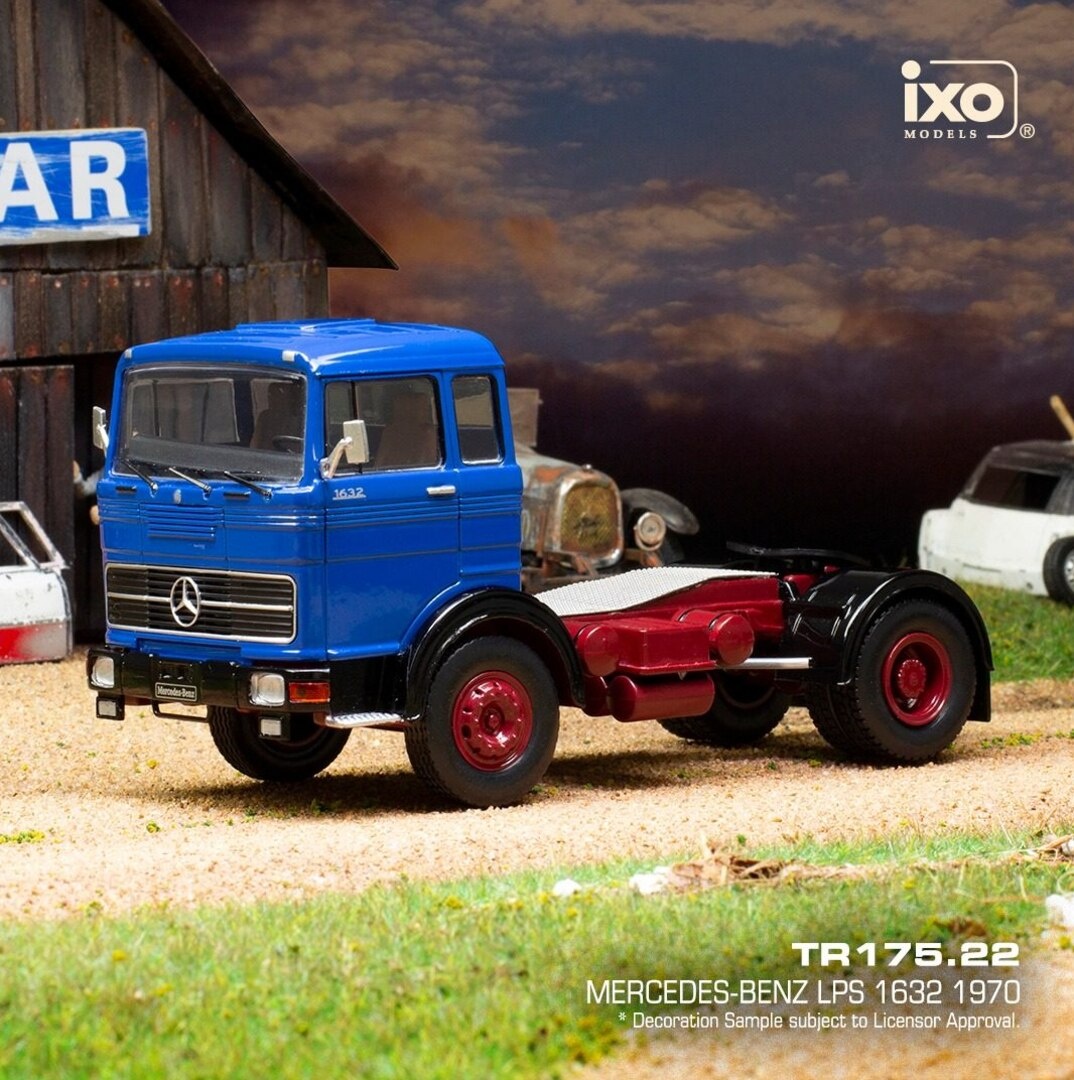 Modely evropských kamionů 1:43 IXO - 2