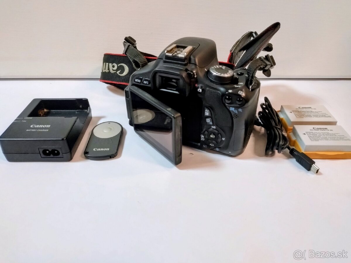 Canon EOS 600D – telo fotoaparátu + príslušenstvo - 2