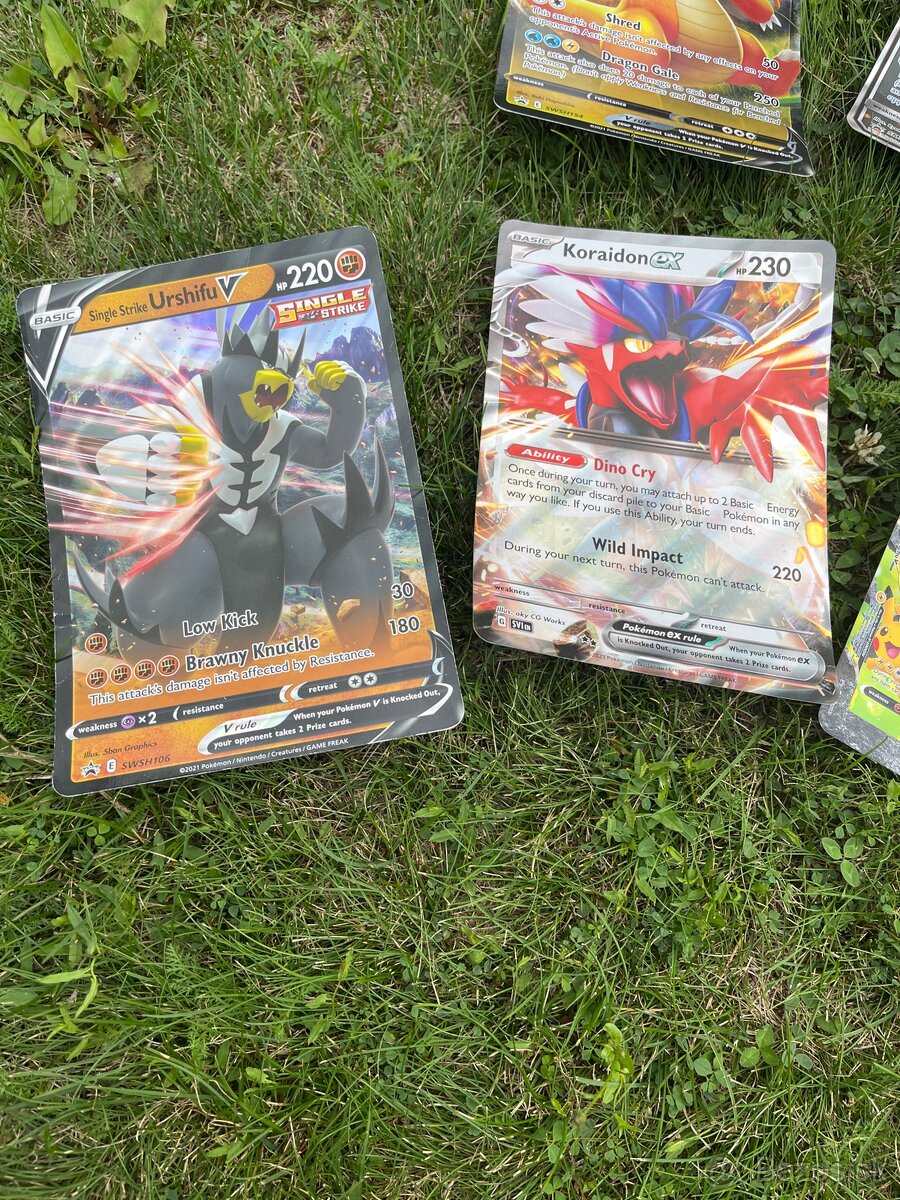 Predám veľké pokemon karty - 2