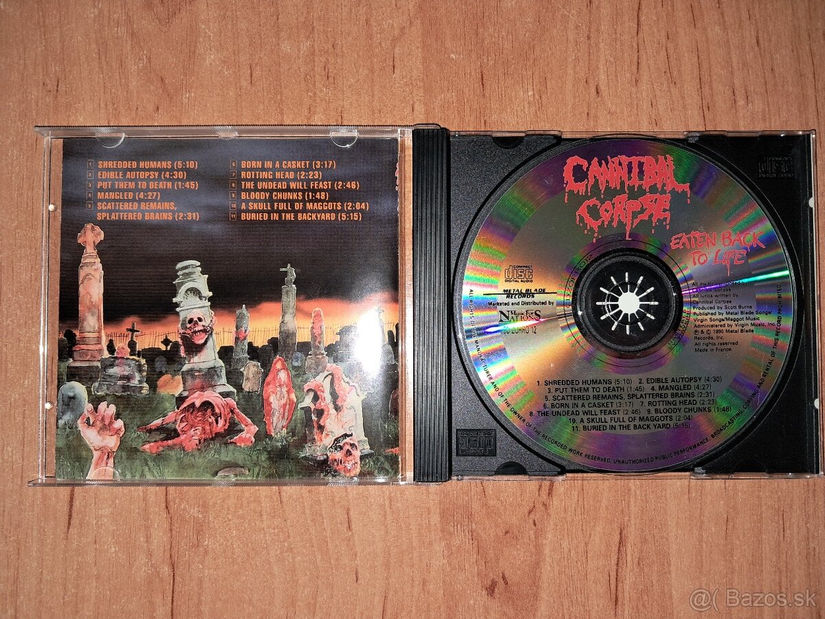 metal CD - Cannibal Corpse - Eaten Back to Life - 2
