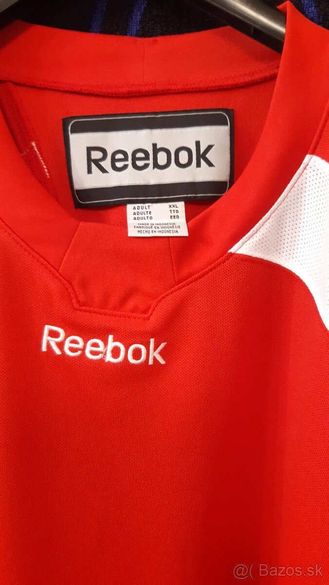 Hokejový dres tréningový červený - 2