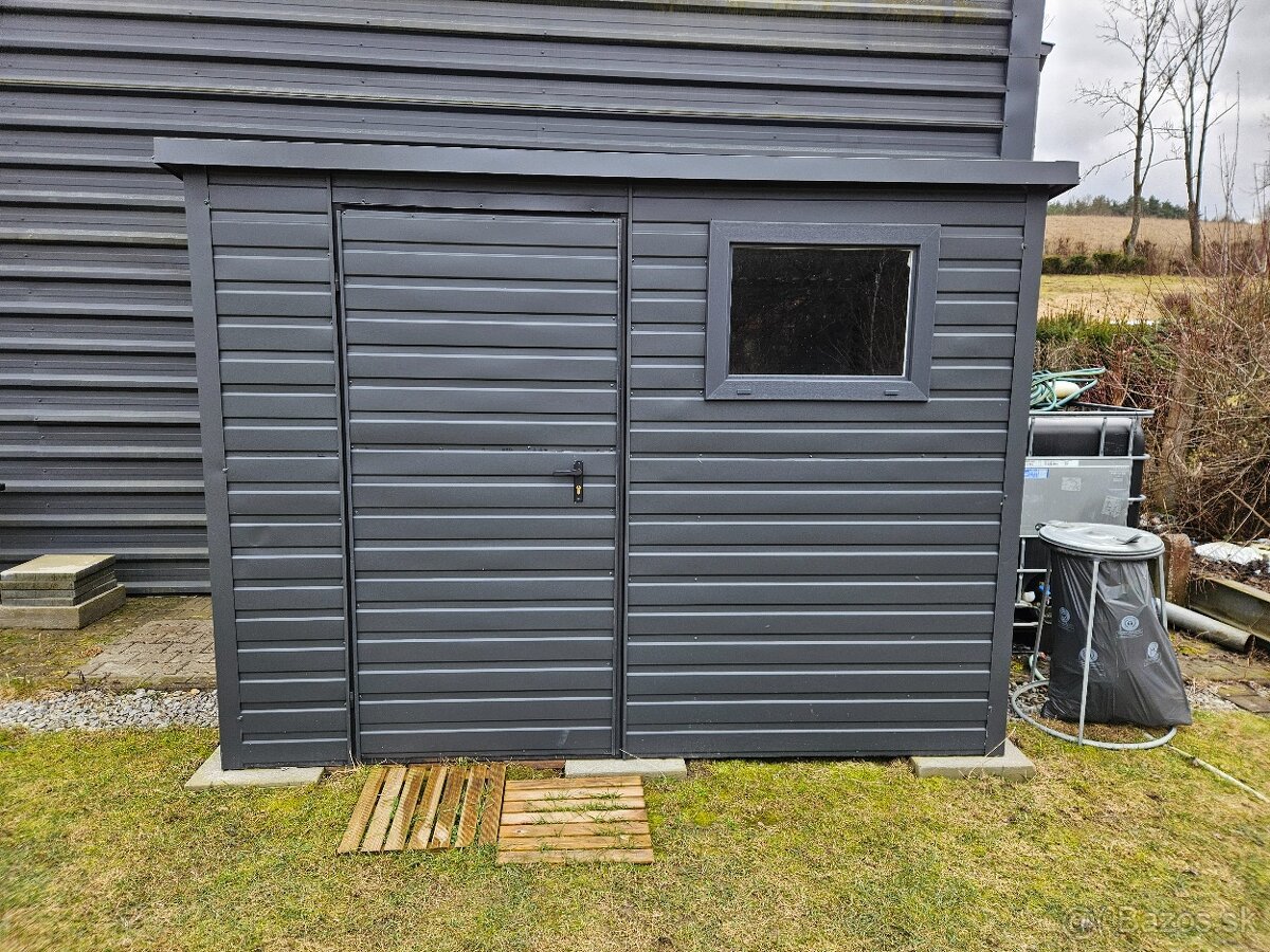 Plechový sklad 3x2 metra - 2