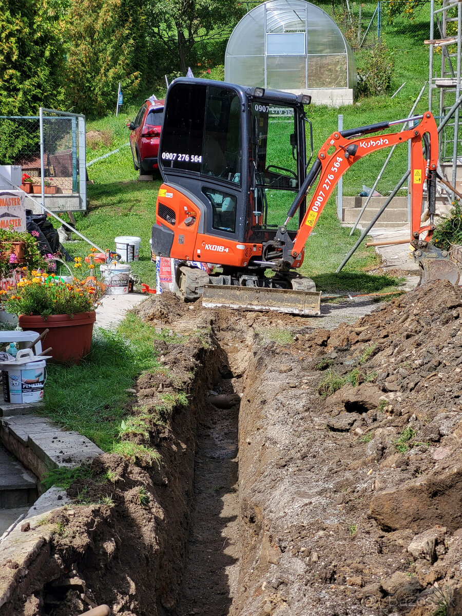 Zemné a výkopové práce - 2