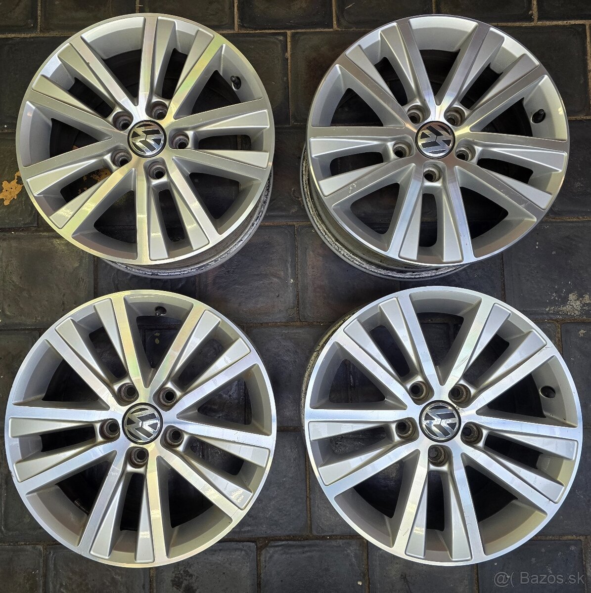 ORIGINÁL VW HLINÍKOVÉ DISKY 5x112 R16 - 2