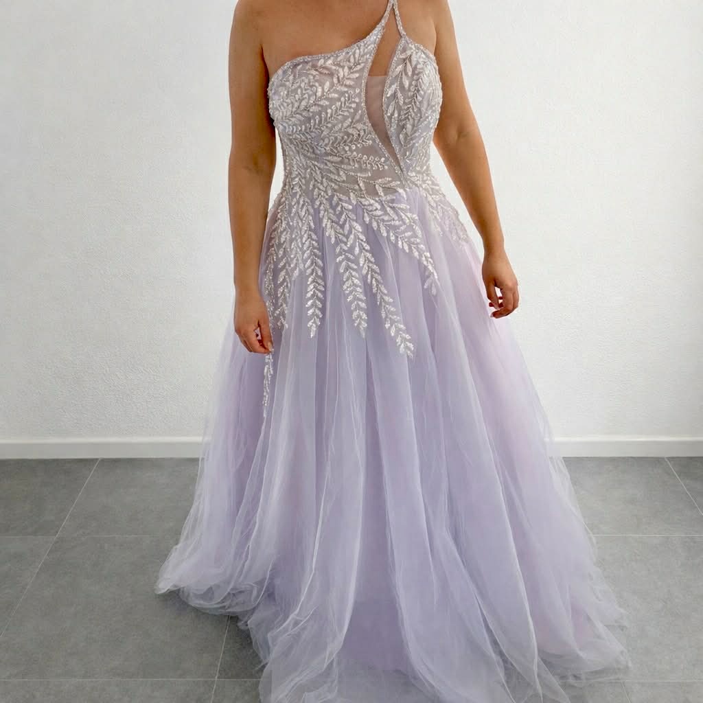 Plesové šaty, veľkosť M/ L - 2