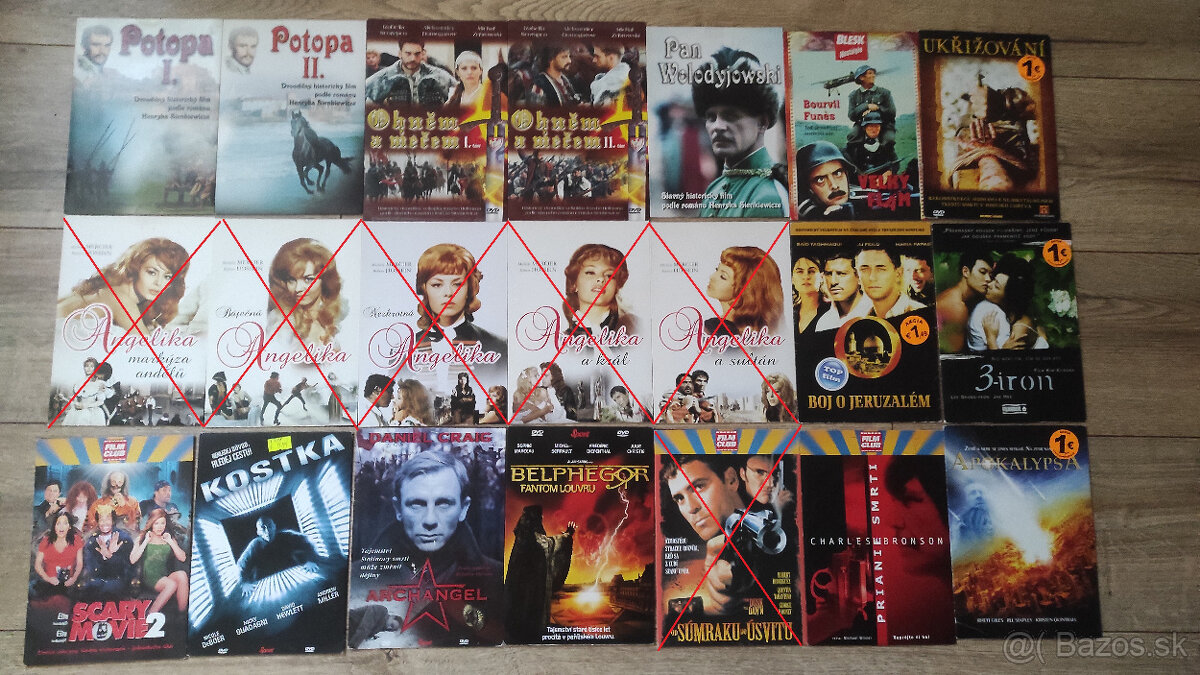 Predám originálne DVD - zahraničná tvorba - 2