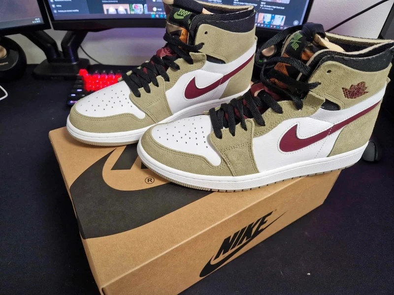 Nike Jordan Air Jordan 1 zoom air comfort 'Neutral Olive' - 2