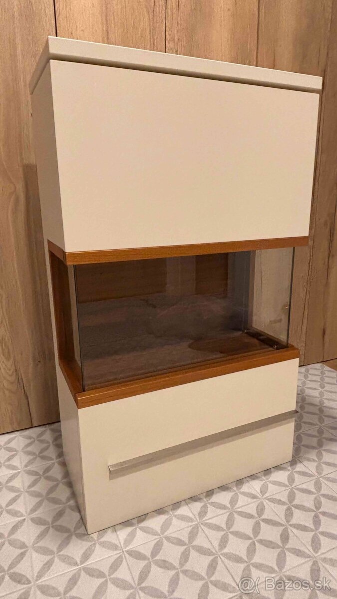 Musterring závesná skrinka – biela, bezchybný stav - 2