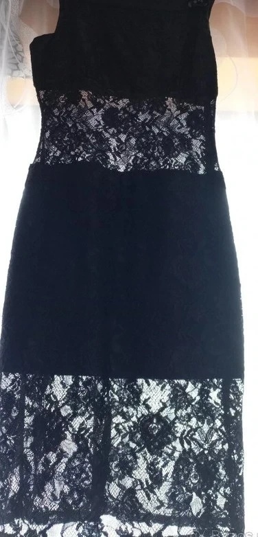 Čierne krajkové šaty - 2