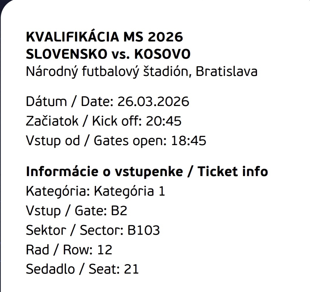 Slovensko-Kosovo - 2