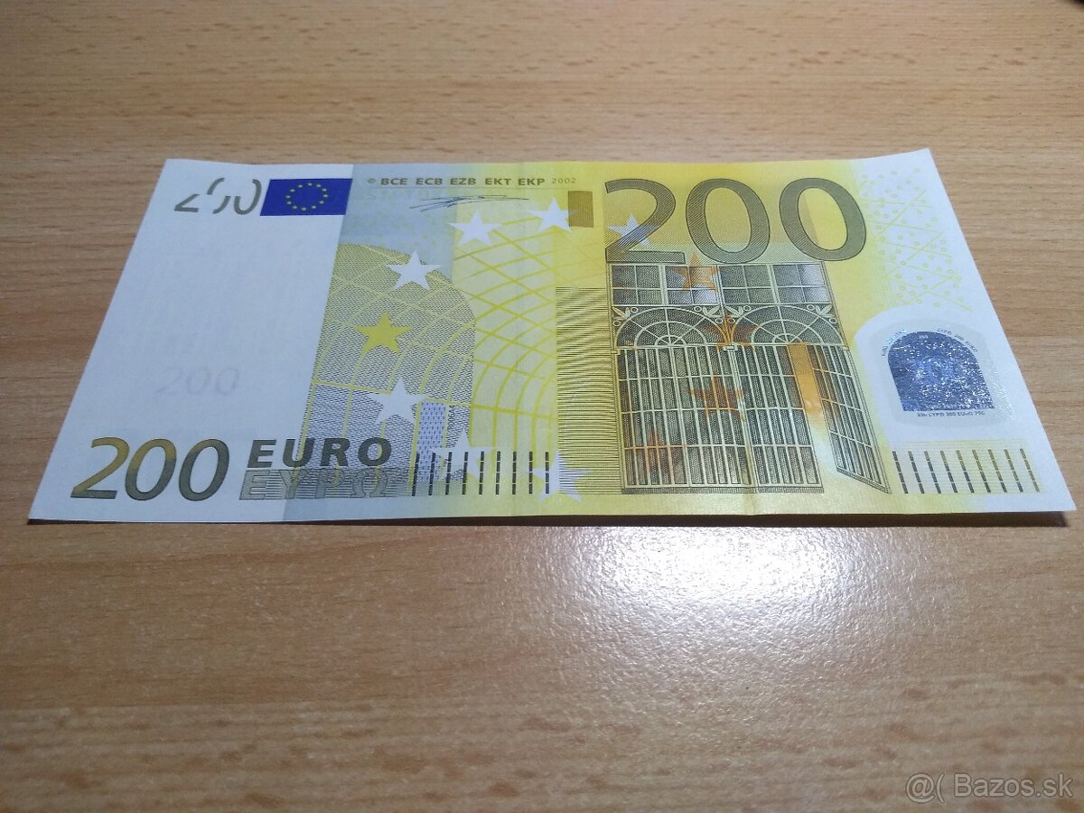 Bankovky 200€ rok 2002 - 2