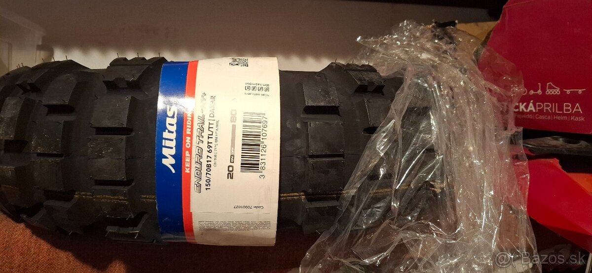 Pneumatika Mitas E09 150/70 B17 enduro trail Xt + - 2