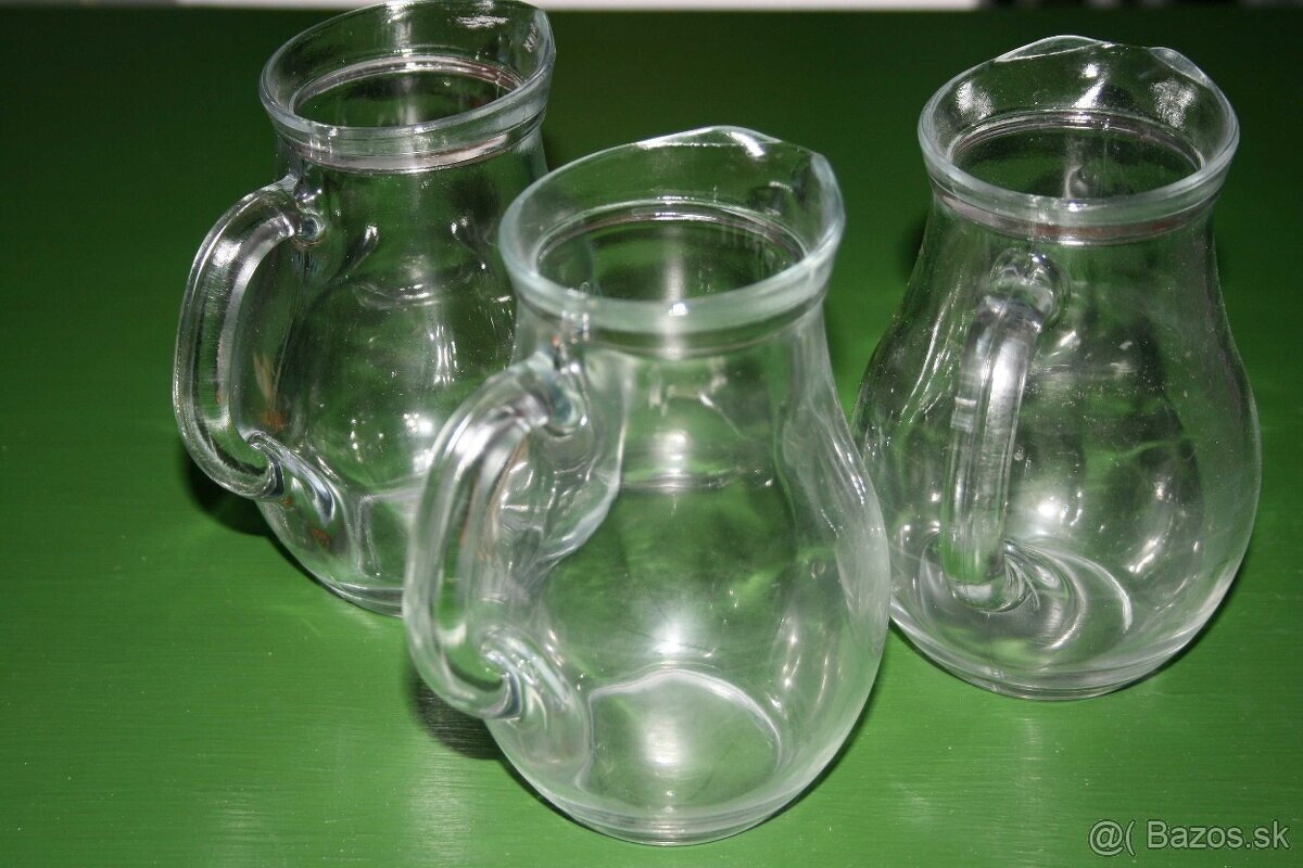 Sklenene dzbaniky na limonadu, ciachovane na 500 ml - 2