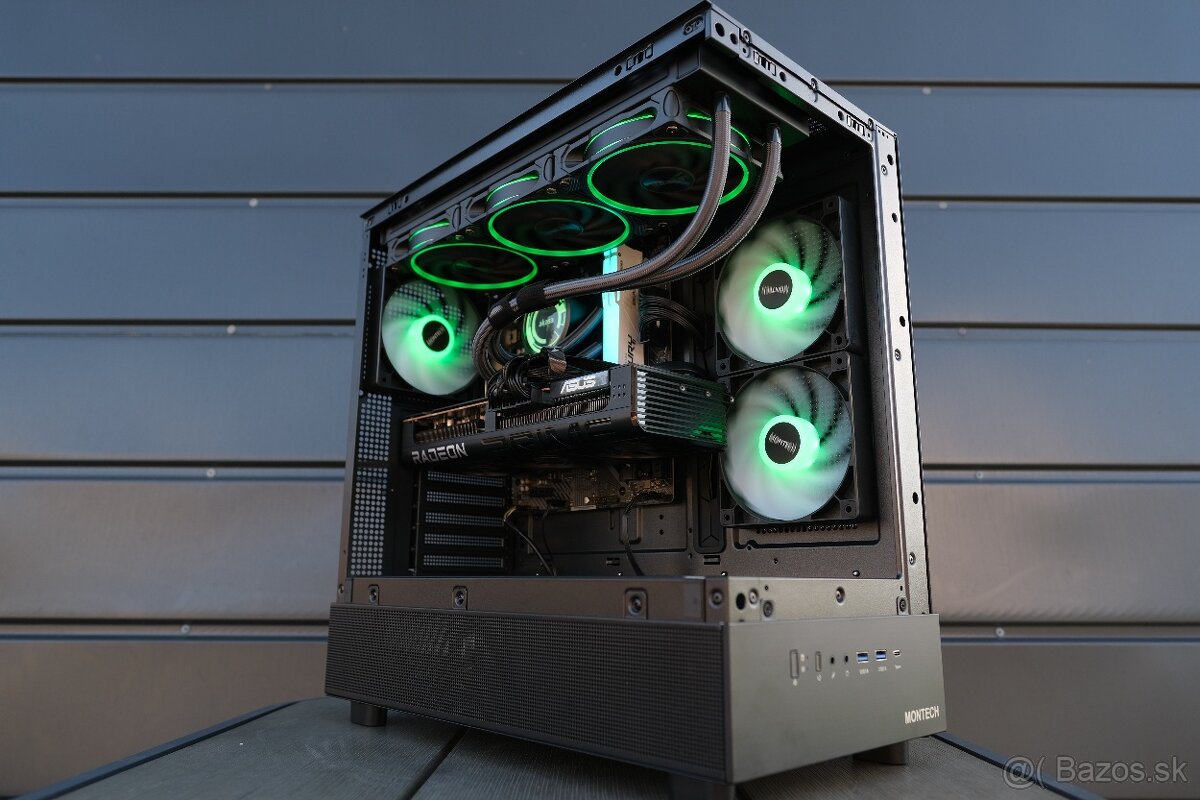 Herný PC, Ryzen 7 7800X3D, RX 9070XT, 32GB RAM, SSD - 2