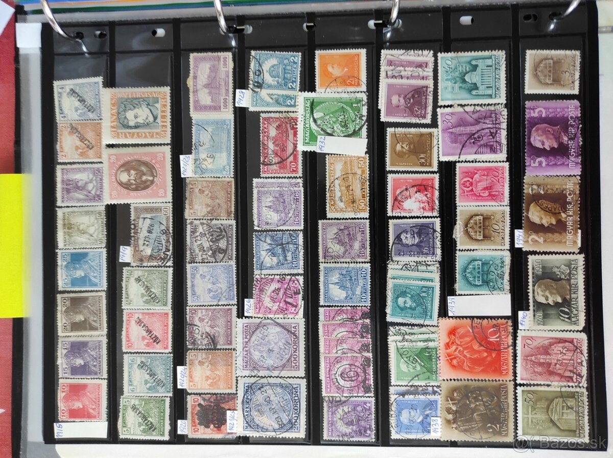 Známky z Maďarska od r. 1871 - 2