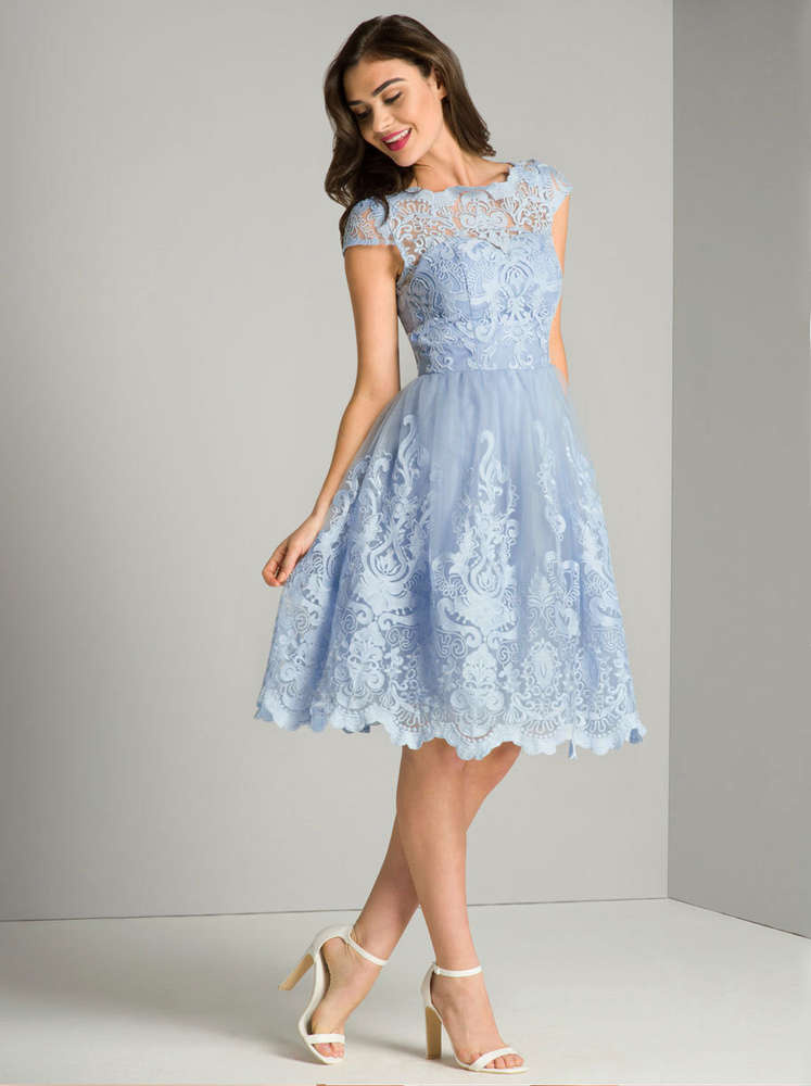 Spoločenské šaty Chi Chi, NÁADHERNÉ, TOP stav, MIDI,veľ.S-M - 2