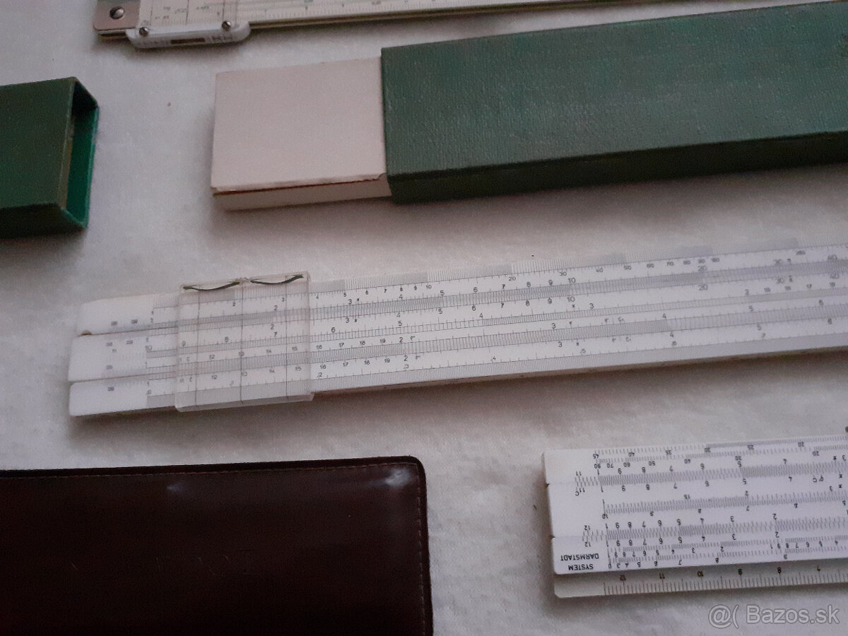 Logaritmické pravítka + iné rysovacie pravítka - 2