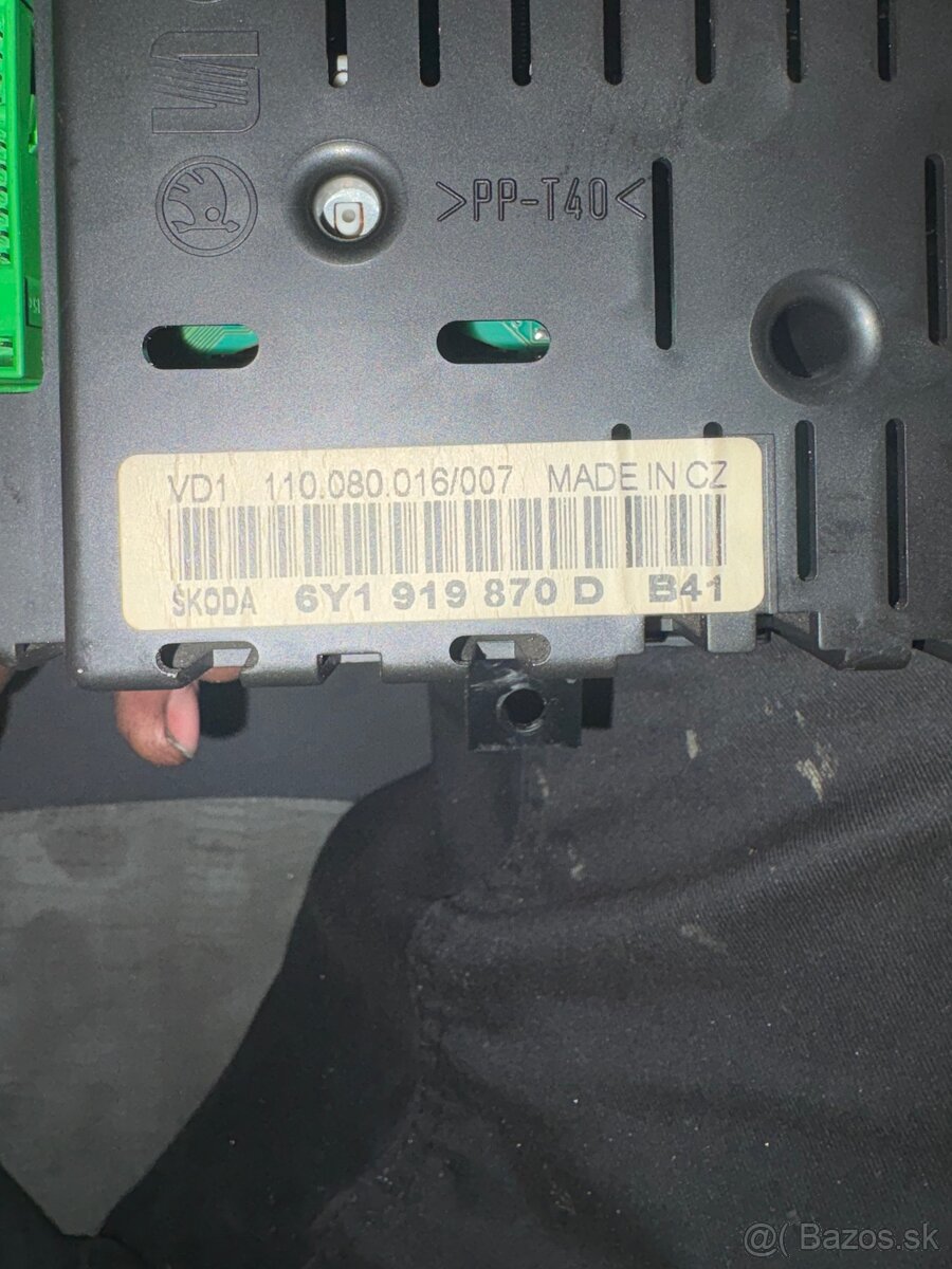 Budíky Škoda Fabia - 2