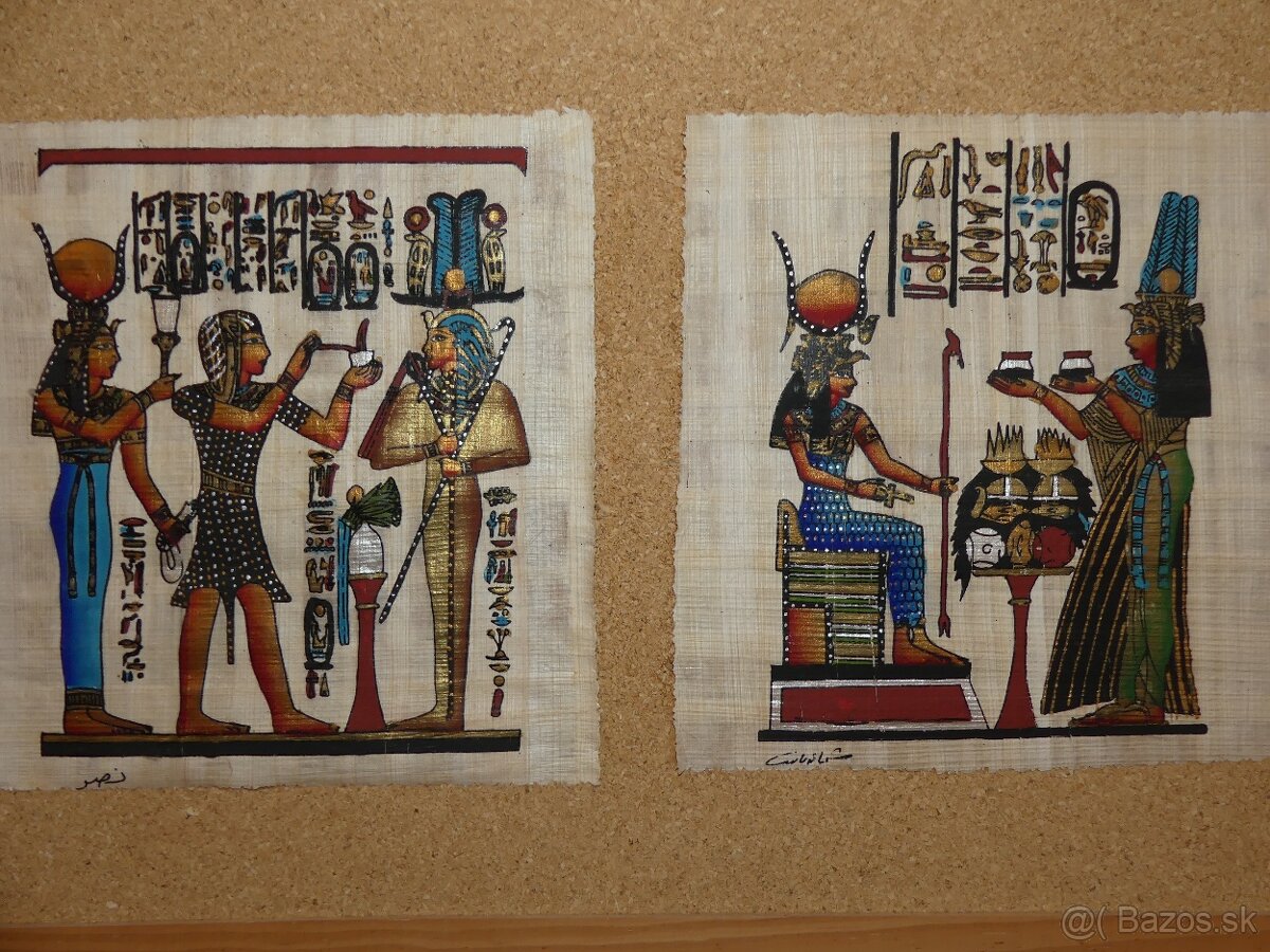 Obrázky na plátne - egyptské - 2