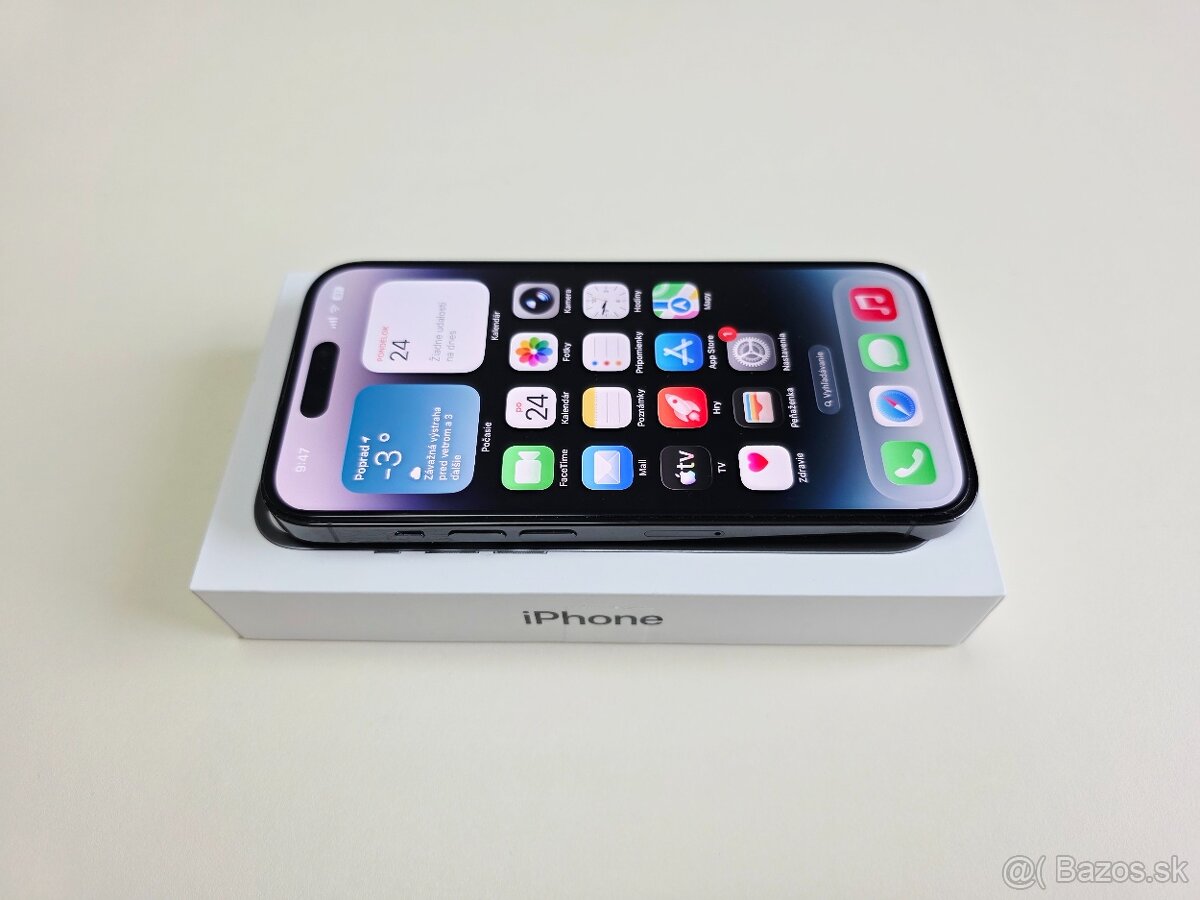 APPLE IPHONE 14 PRO 128GB BLACK TOP STAV,BATERKA 100% - 2