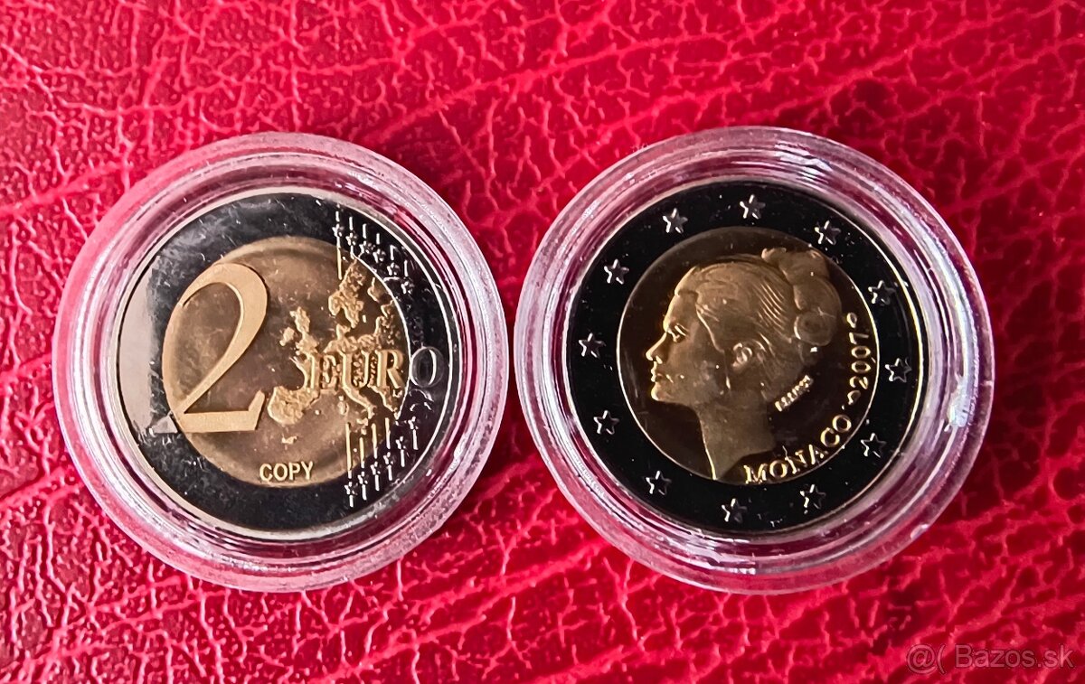 MONACO: NAJVZACNEJŠIA 2 EURO-2007 Grace Kelly: REPLIKA - 2