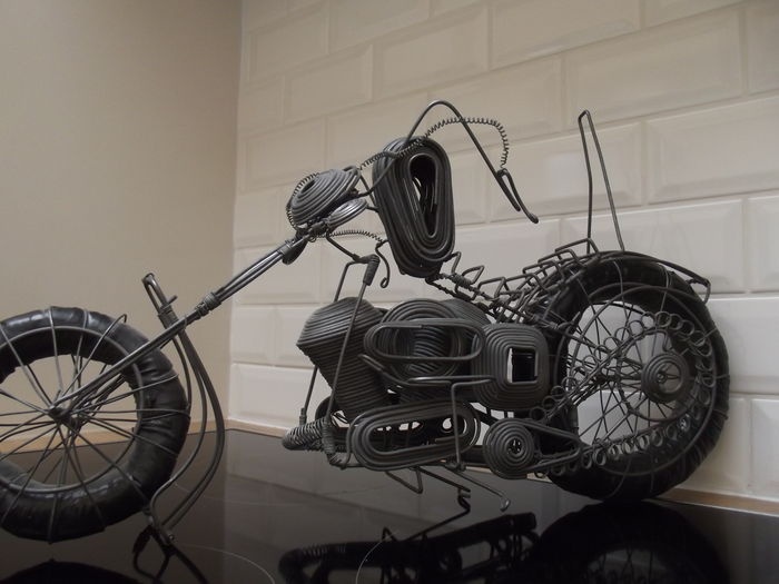 Model motorky - dvojvalcový Chopper - 2