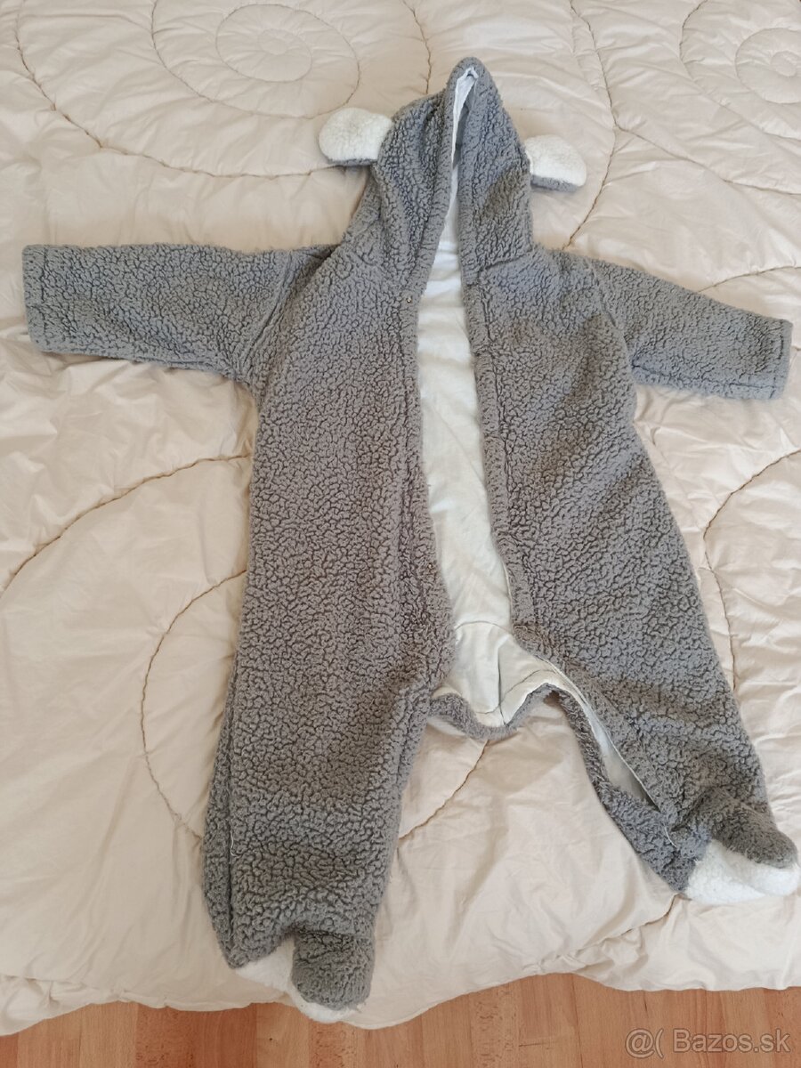 Plyšový overal Medvedík jeseň-jar - 2