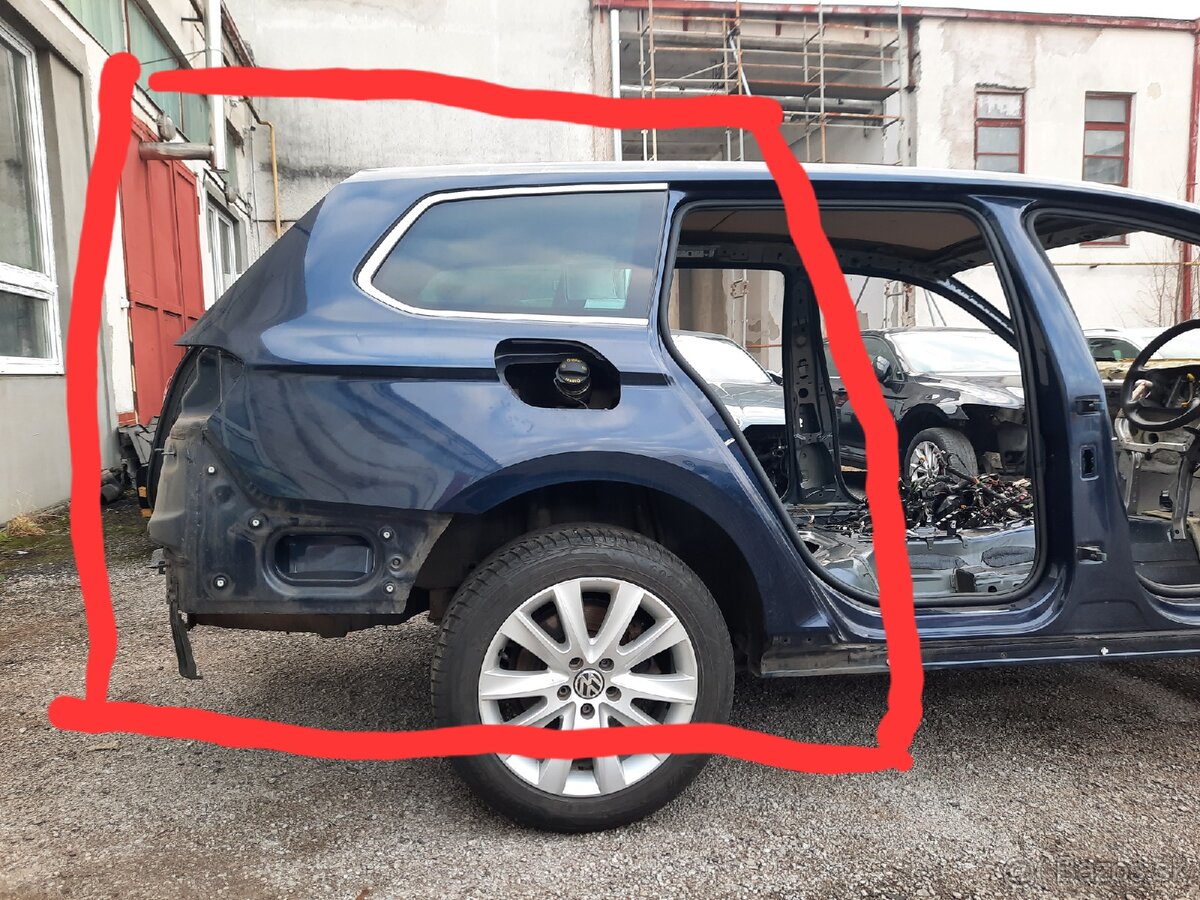 karosárske časti Passat B8 - 2