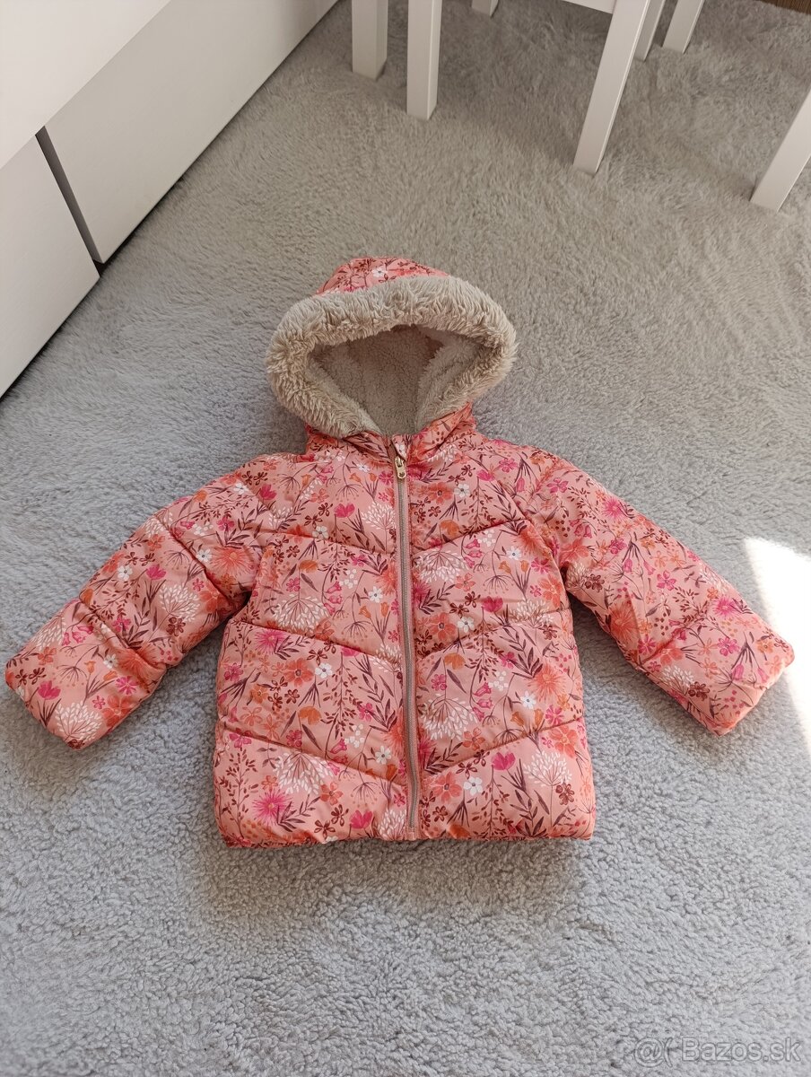 Jesenná bunda a vesta 86 (12-18m) - 2