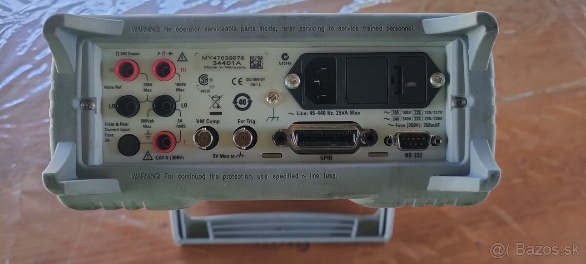 Predám Agilent 34401A 6½ Digit Multimeter - 2