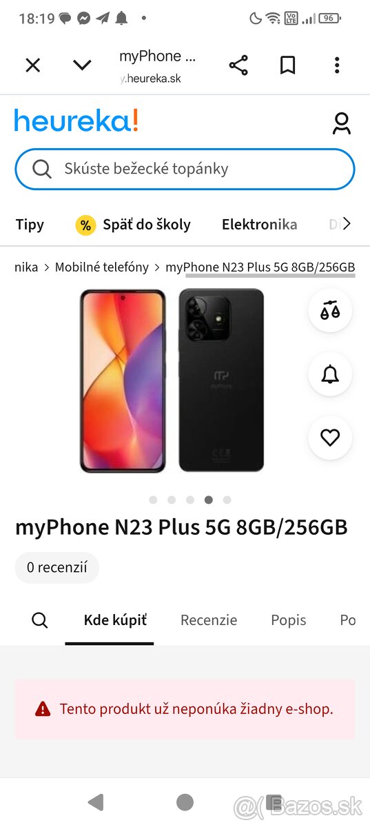 Predávam mobil myphone N23 plus - 2