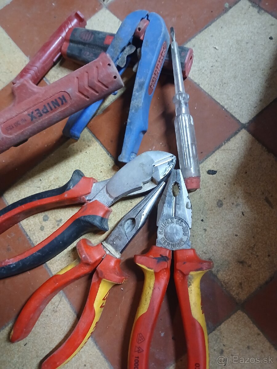 Sada elektrikárskeho naradia knipex webra cimco etc - 2
