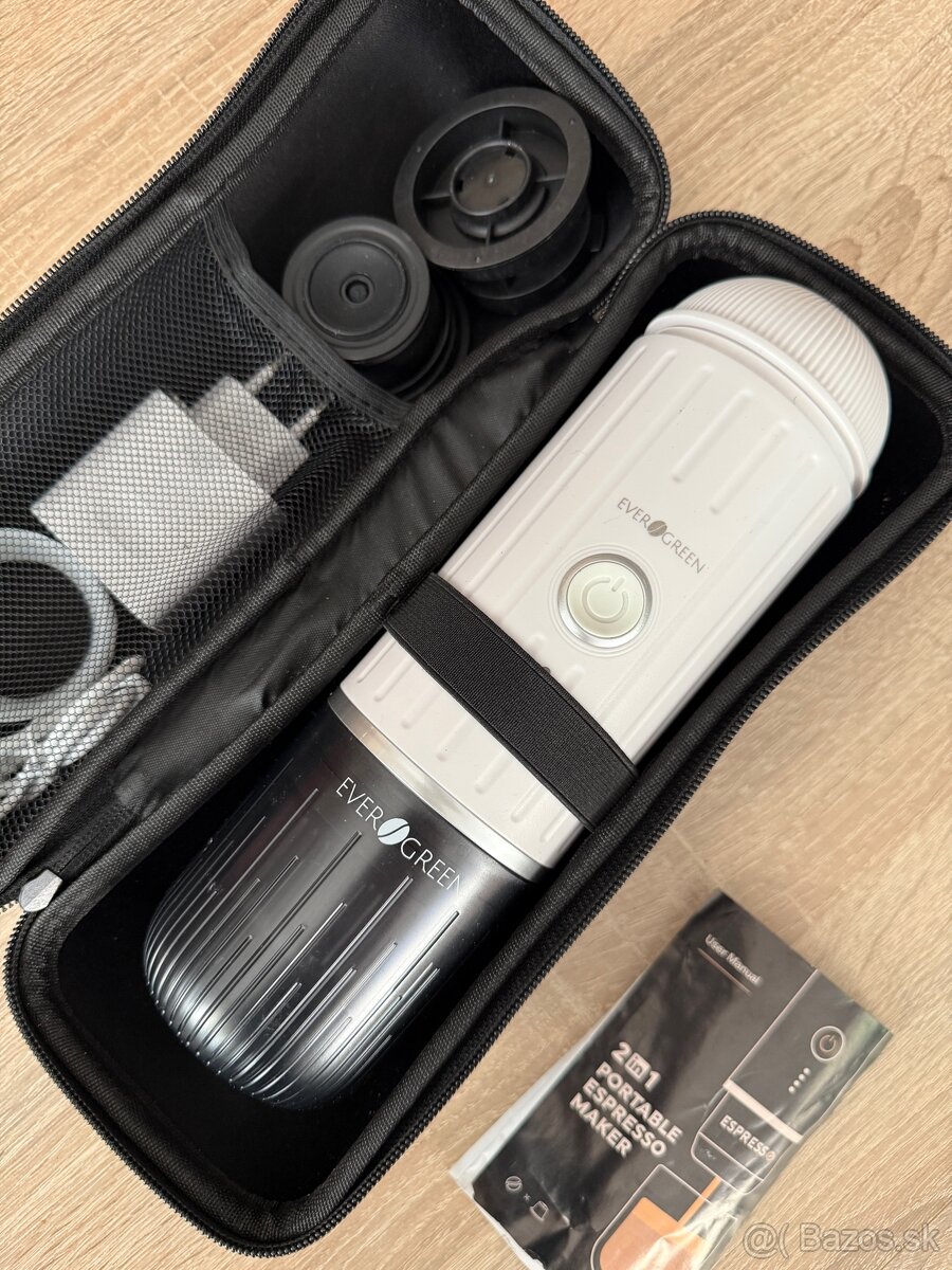 Prenosný kávovar na espresso Evergreen Nomaduo - 2