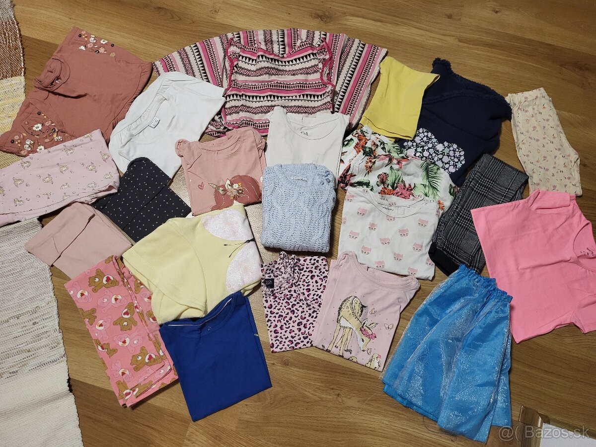 Oblečenie pre skolkarku velkost 110 - 2