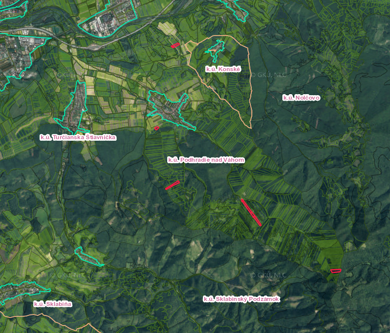 Podhradie (MT) – 19.000 m2 ORNÁ PÔDA a LES v komasácii - 2