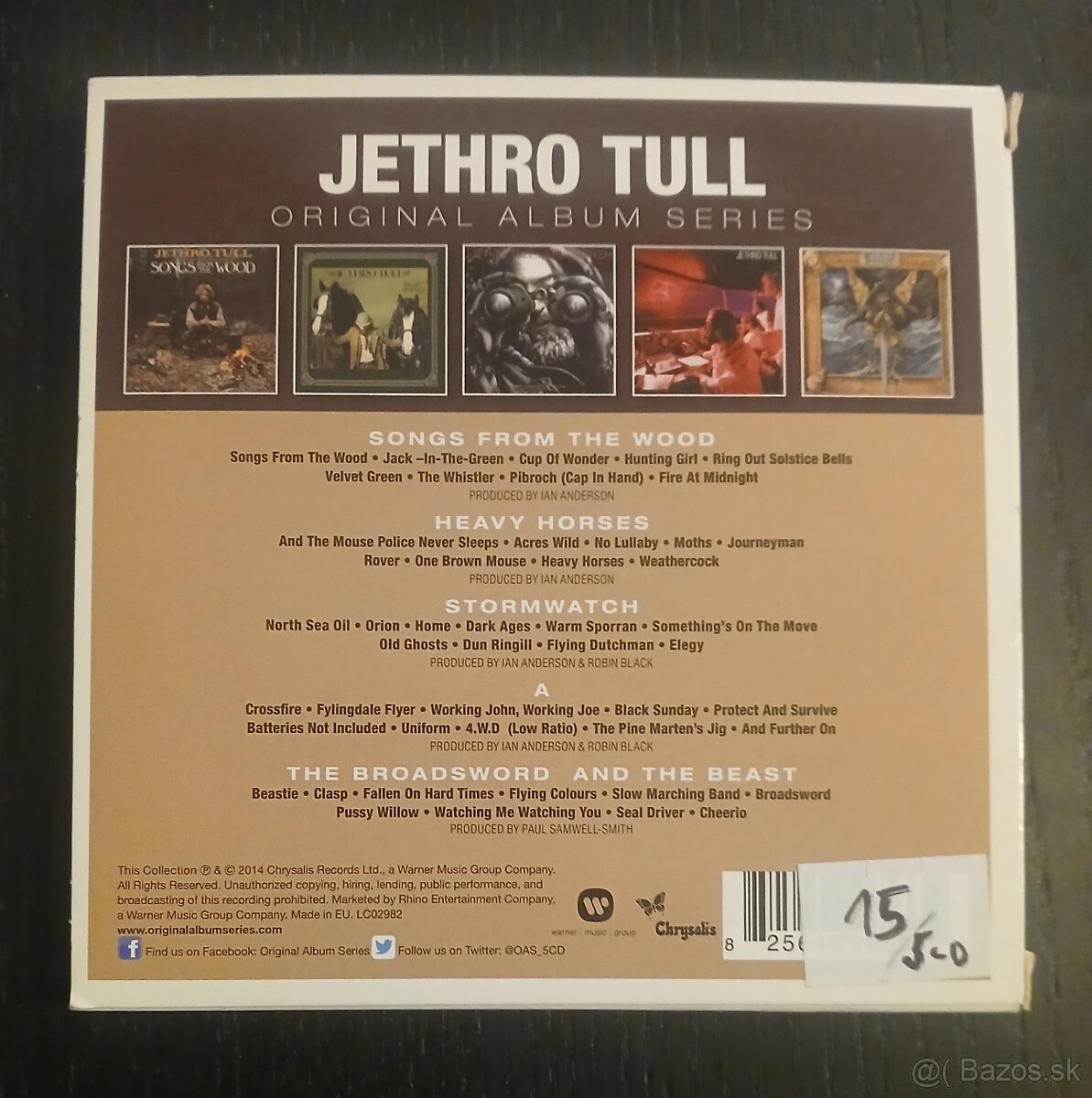 Jethro Tull : Original album series (5CD) - 2