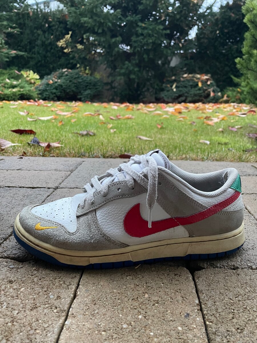 Nike Dunk Low Light Iron Ore Red Blue - 2