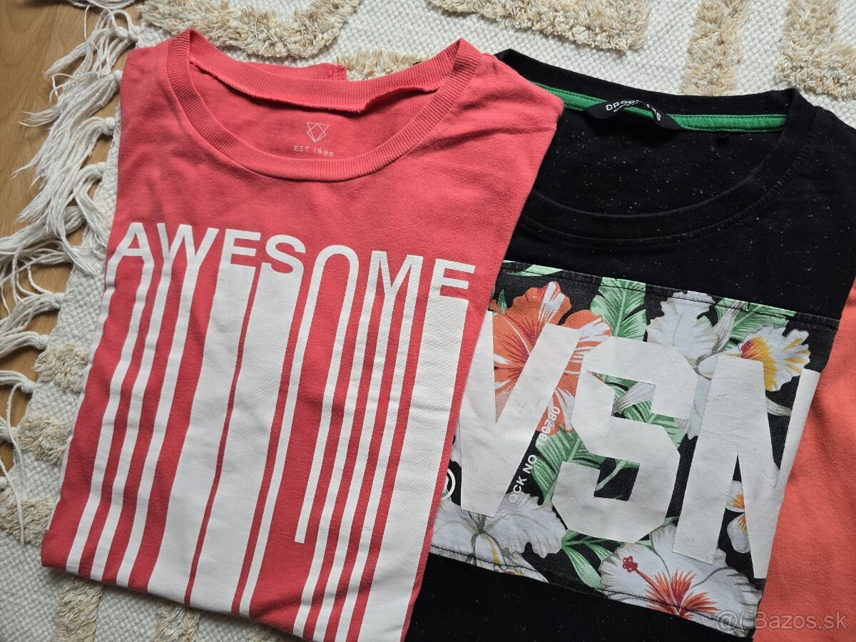 4x tričko s krátkym rukávom 164 - 2