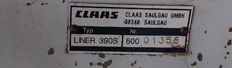 Zhrnovač zhrabovač sena claas 3.9m - 2