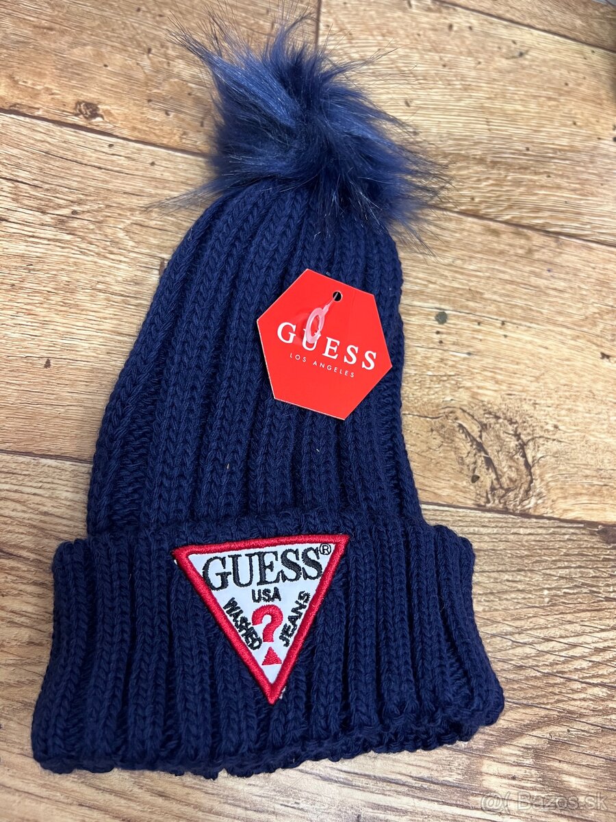 Damska ciapka s brbolcom modra - 2