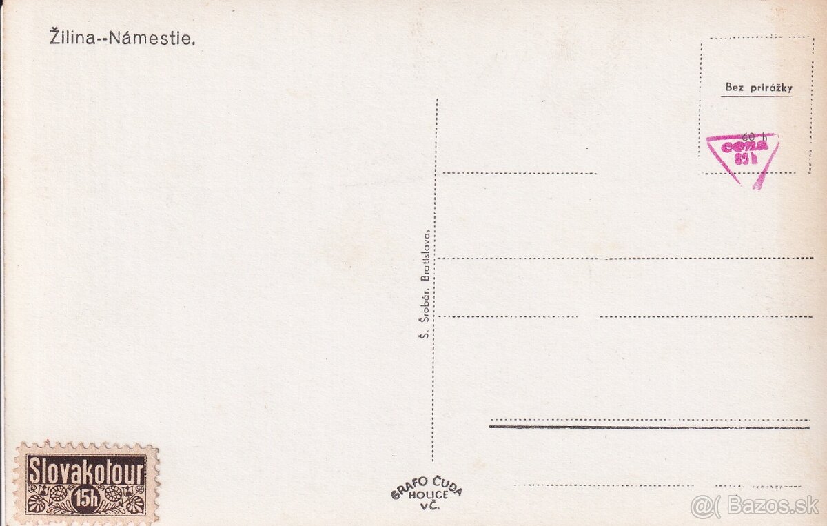 Staré pohľadnice Slovensko: Levoča, Dukla, Bošáca, Žilina - 2