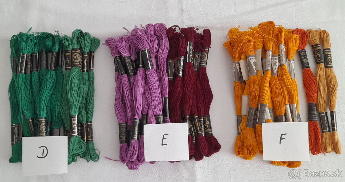 Bavlnky na vyšívanie a látky na vyšívanie - 2