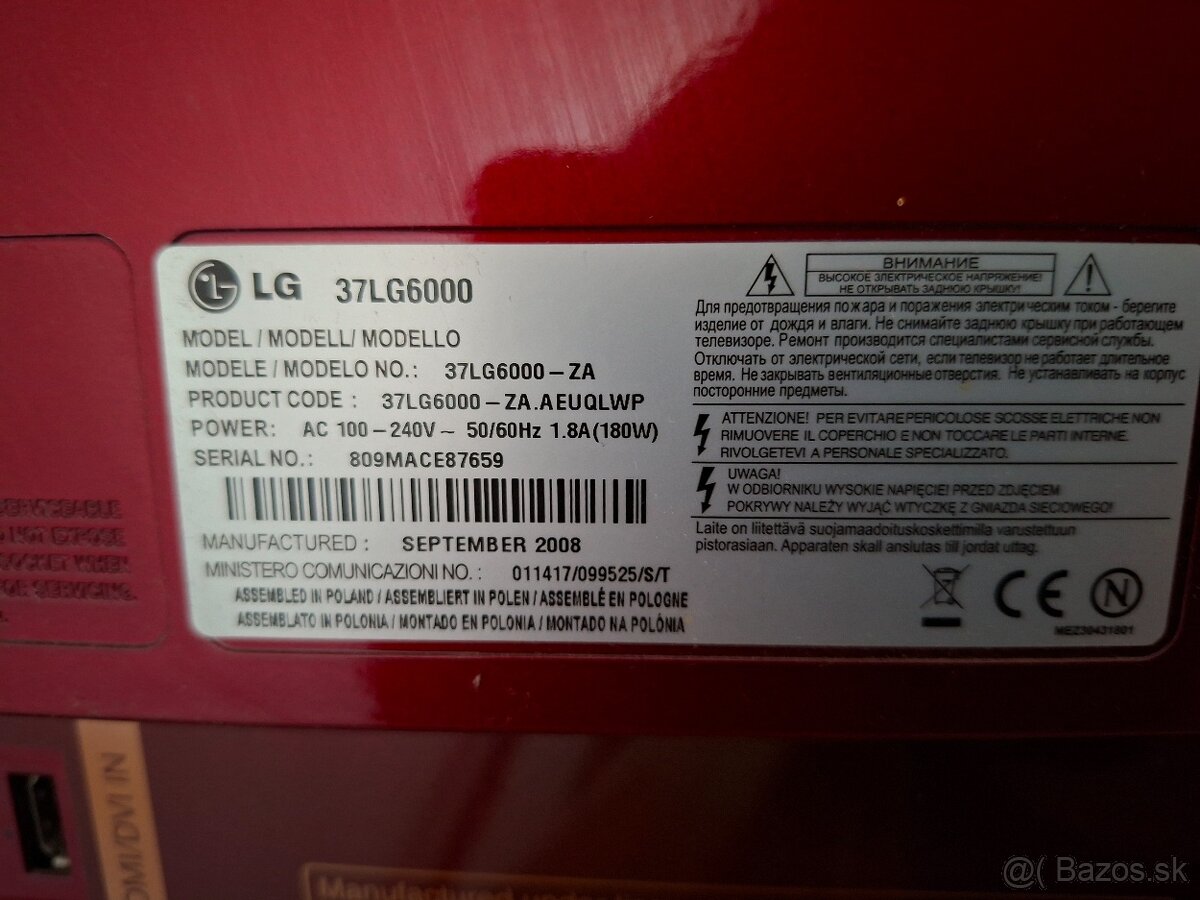 Televízor LG 94cm. LCD - 2