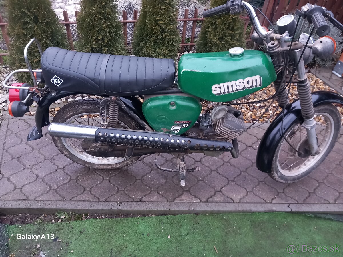 Predám Simson S51 1984 - 2