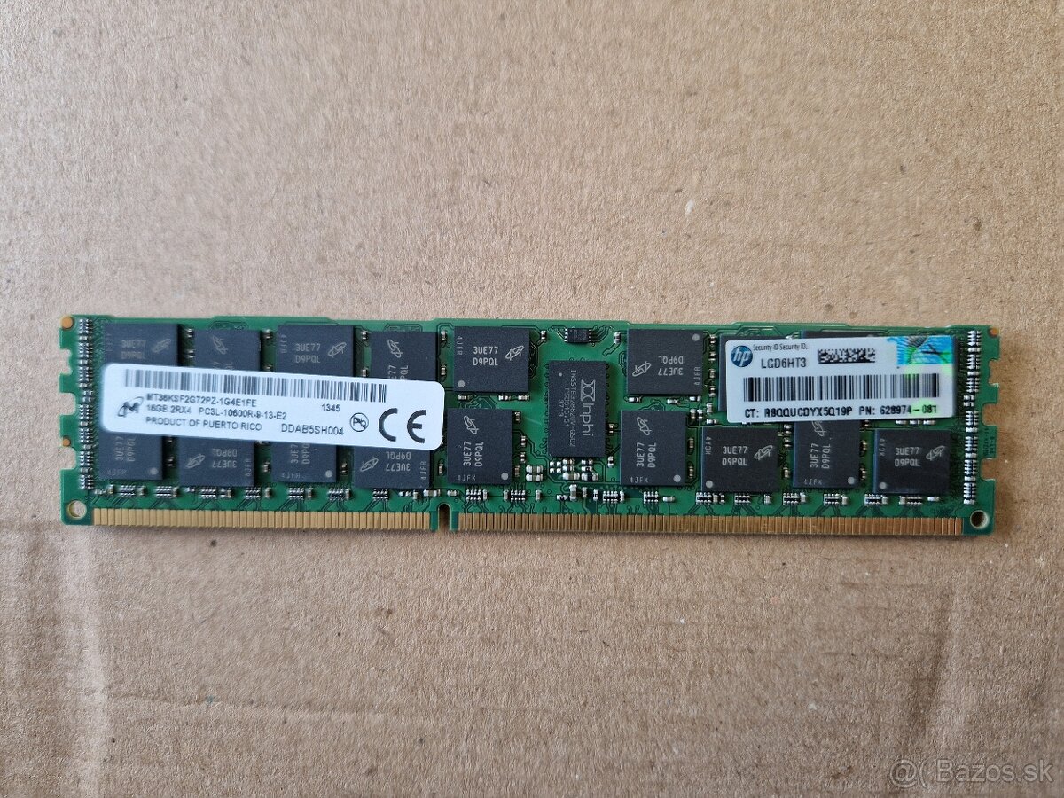 16GB DDR3L ECC - 2