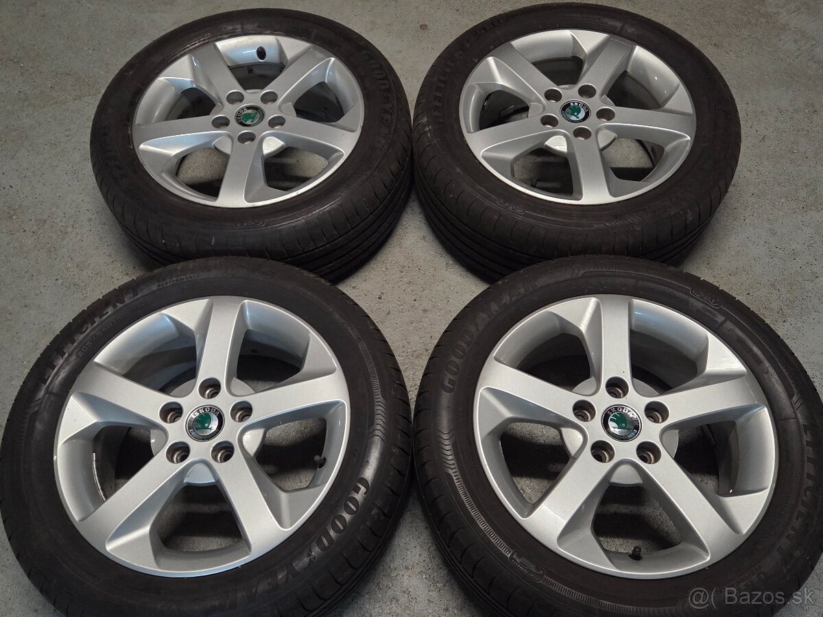 alu 16" Škoda (5x112), Dunlop - 2