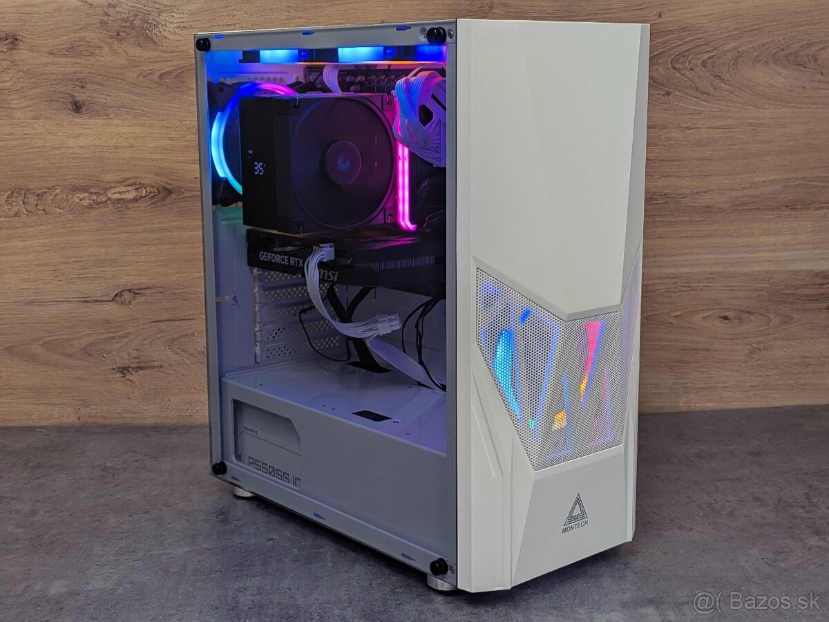 ゲーミングPC Ryzen 5 8600G + GeForce RTX 3060 Herný PC - AMD Ryzen 5 8600G, RTX 3060 Ti 8GB, 500GB/16GB