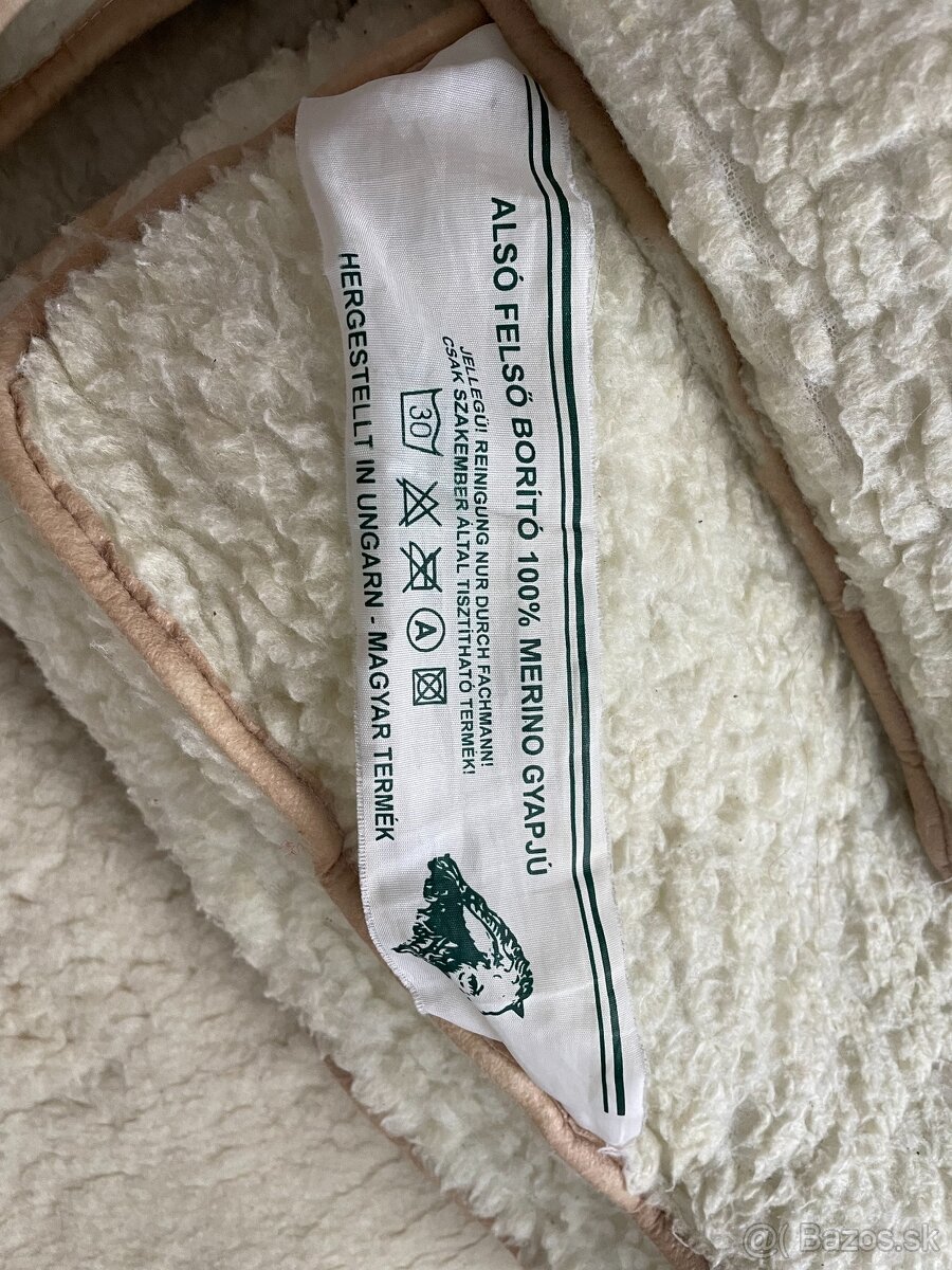 Merino rúno deky, paplón - 2