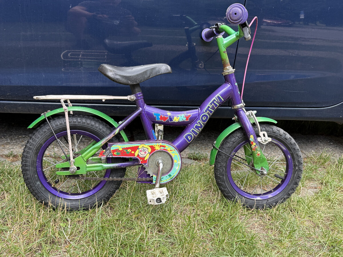 Detsky bicykel Twinky Dinotti 12" - 2